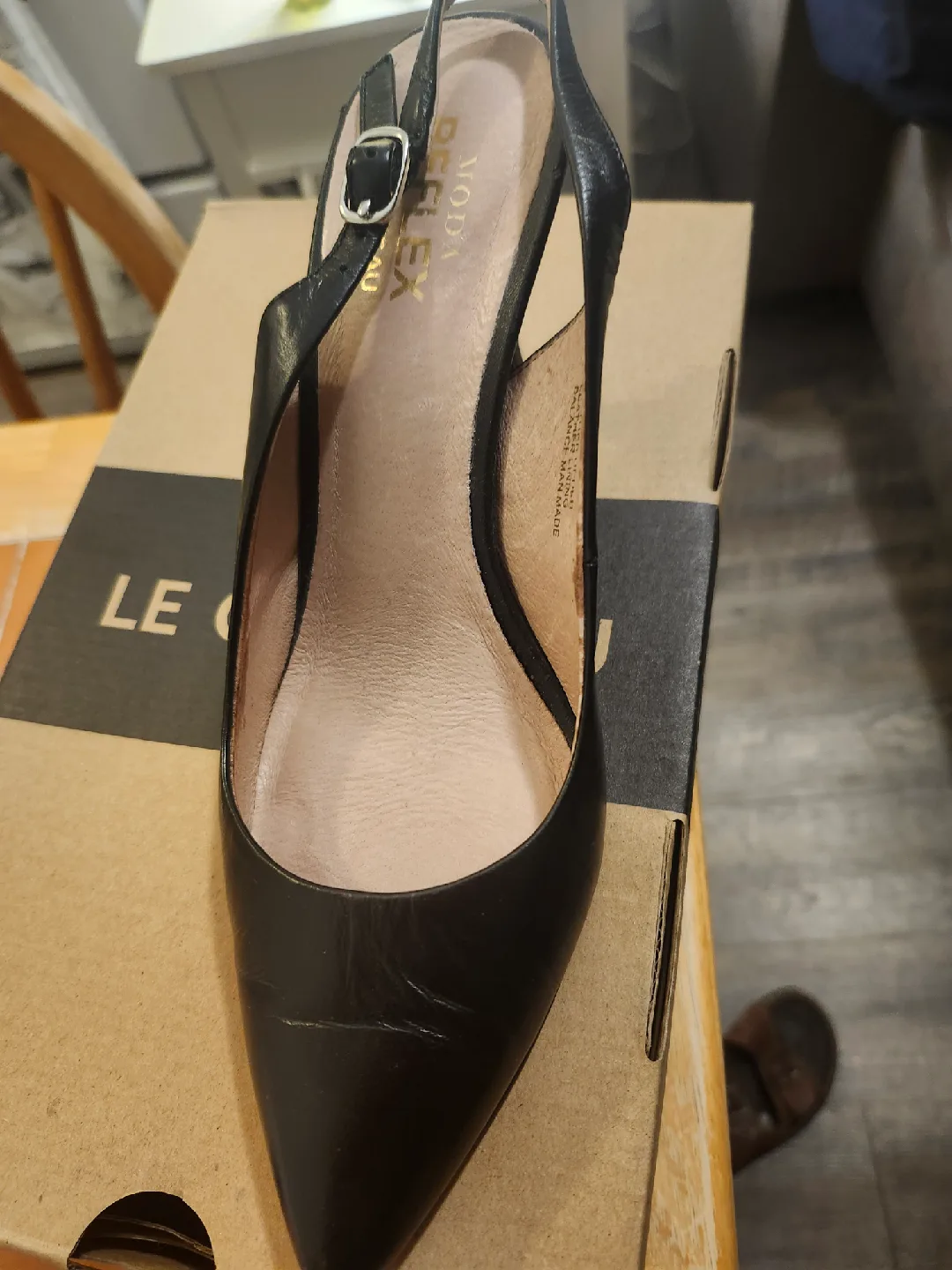 Moda Reflex Black Heels thumbnail