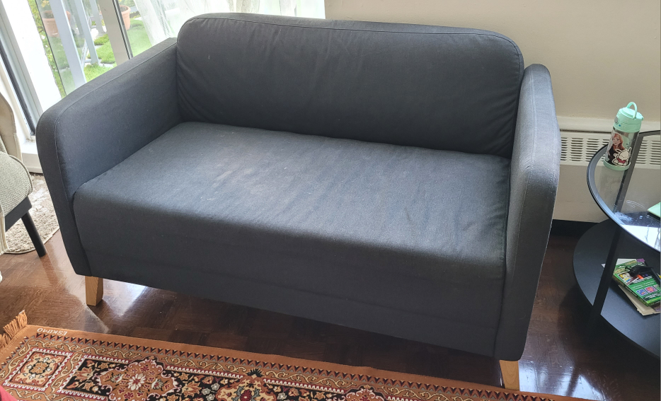 Moving out sale .IKEA LINANÄS Loveseat - Vissle Dark Grey