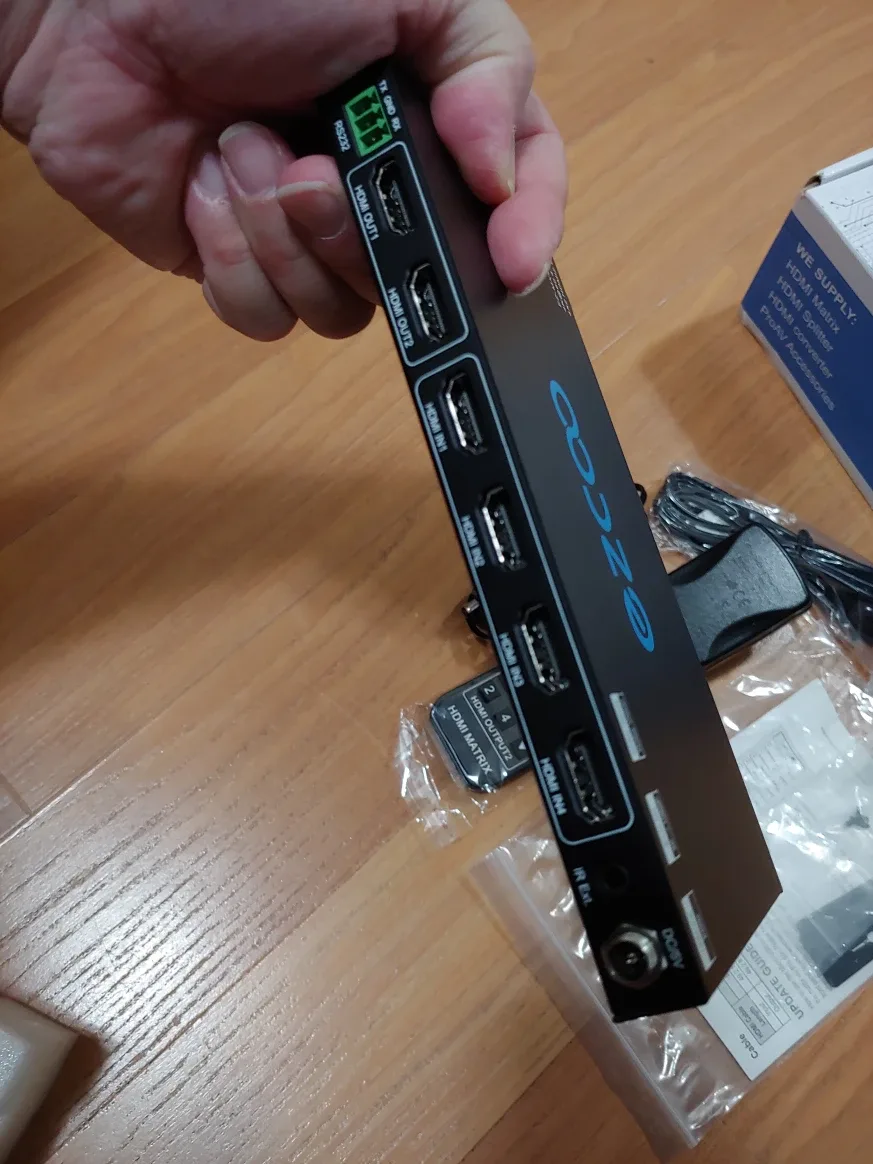 HDMI Matrix 4x2 4K 60Hz 4:4:4 HDR Dolby Vision Dolby Atmos image indicator(3)