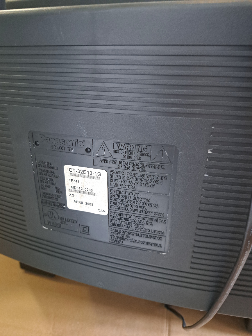 Panasonic CT-32E13-1G 32" Color TV - photo 3