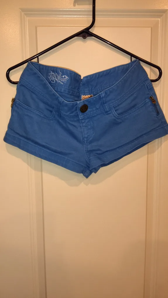 Lost Denim Shorts - Size 3 - Blue thumbnail