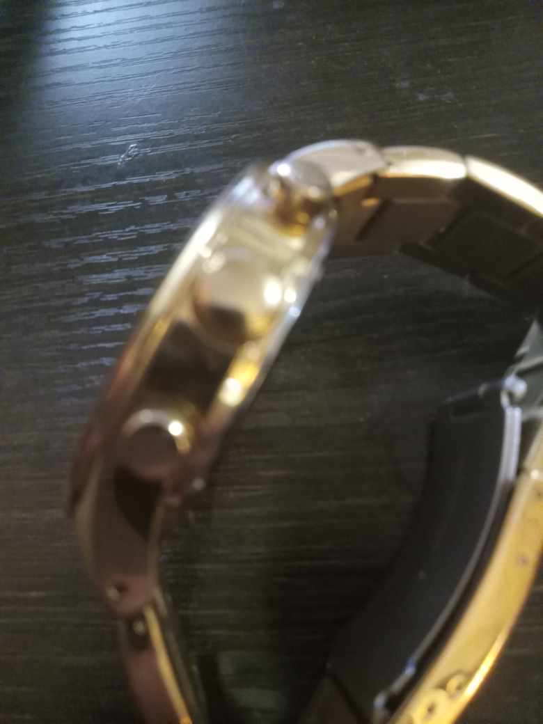 Fossil Gold Chronograph Watch - photo 3