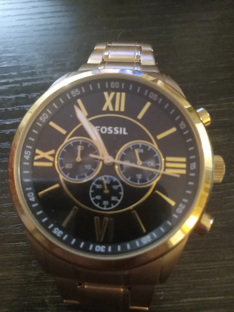 Fossil Gold Chronograph Watch image indicator(7)