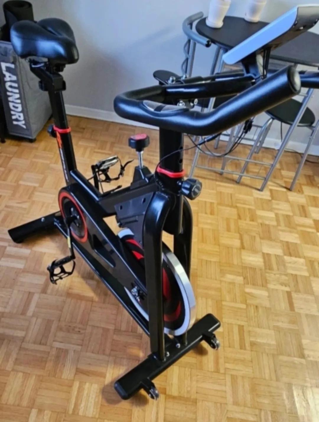 Goplus Exercise Bike - Indoor Stationary Bicycle image indicator(2)