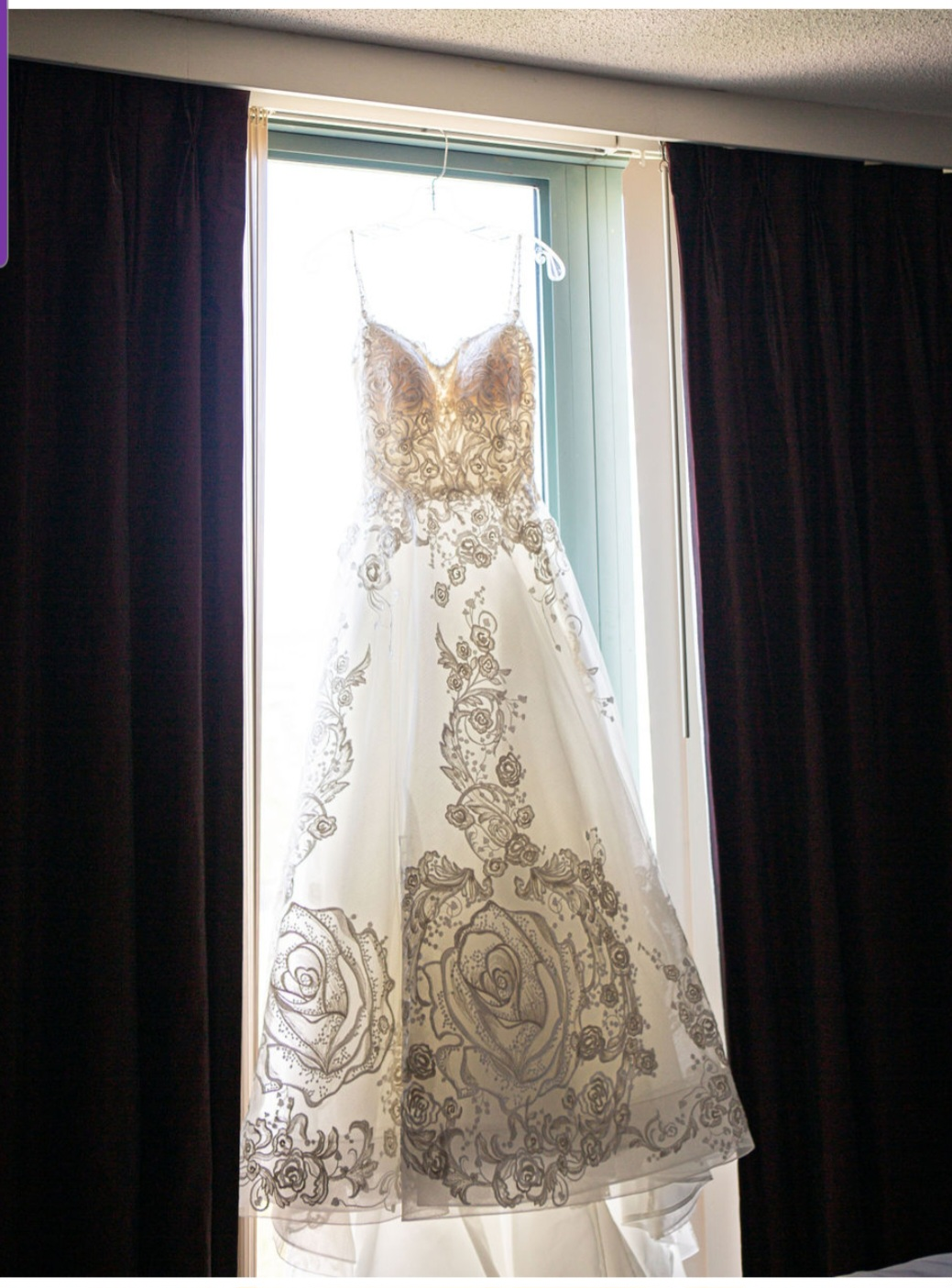 Beauty and the beast inspired wedding dress - photo 3