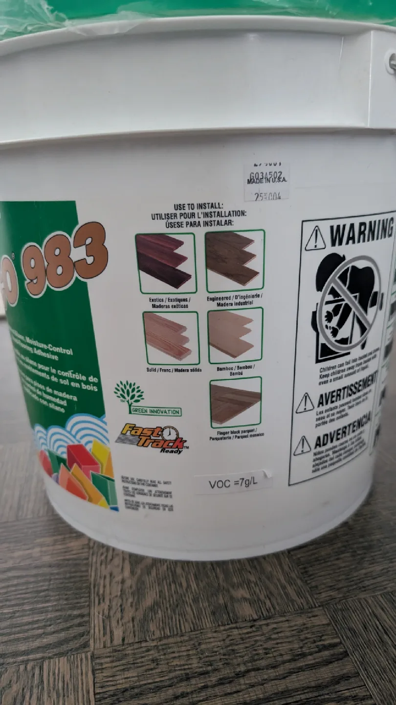 Mapei Ultrabond ECO 983 – 15.1 L (4 US gal) – Sealed Bucket image indicator(3)