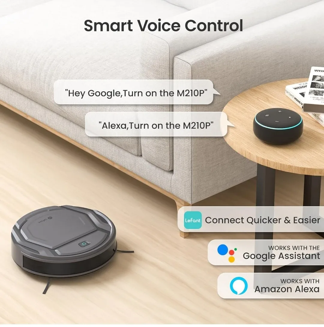 Lefant M210P Robot Vacuum - Smart Voice Control image indicator(2)