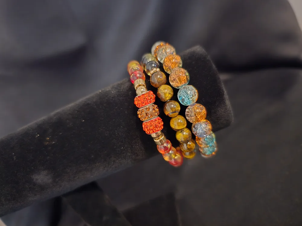 Set of 3 Beaded Bracelets thumbnail