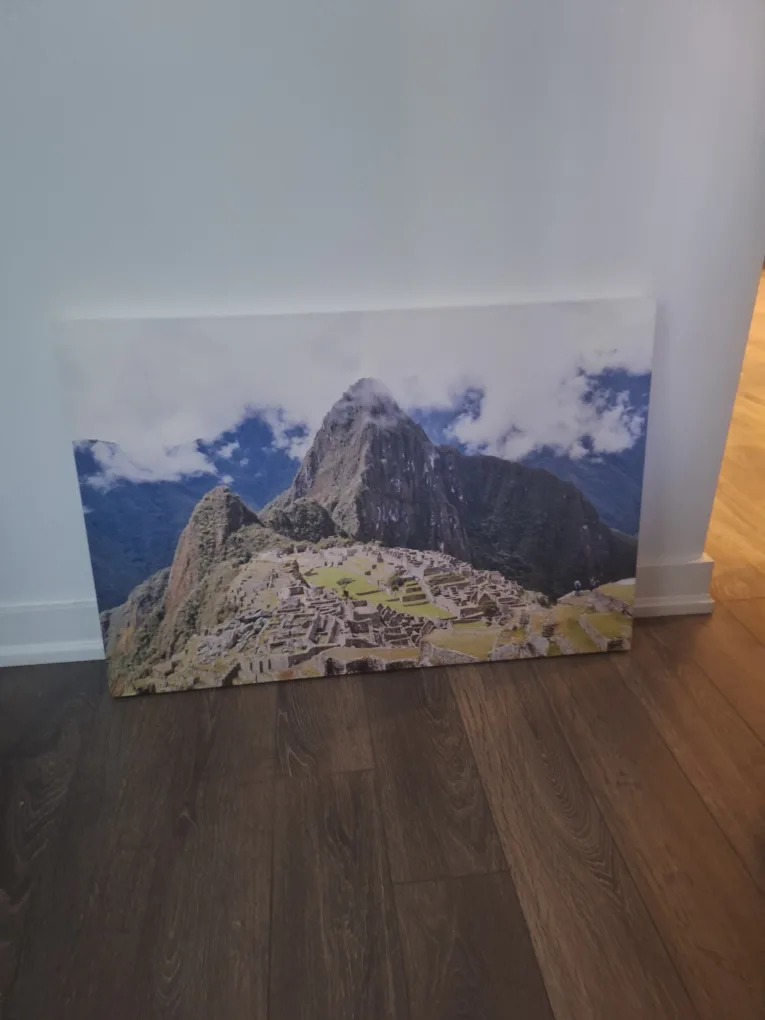 canvas painting of Machu pichu thumbnail