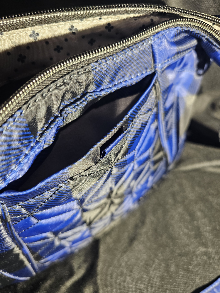 Lug Cobalt Blue Plaid Crossbody Bag - photo 4