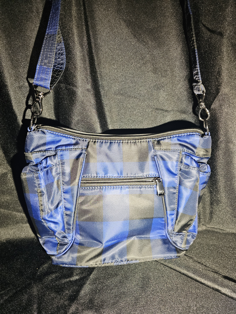 Lug Cobalt Blue Plaid Crossbody Bag - photo 5
