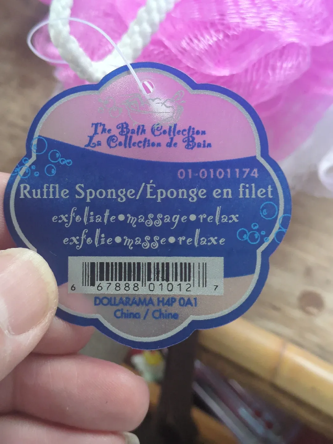 Bath Collection Ruffle Sponges - New image indicator(2)