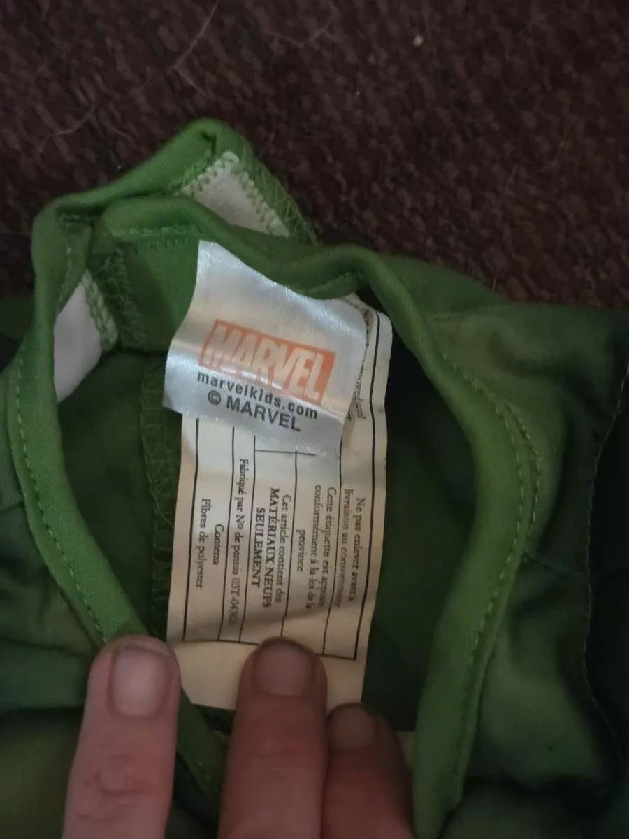 Marvel Hulk Costume 0-3 mths image indicator(2)