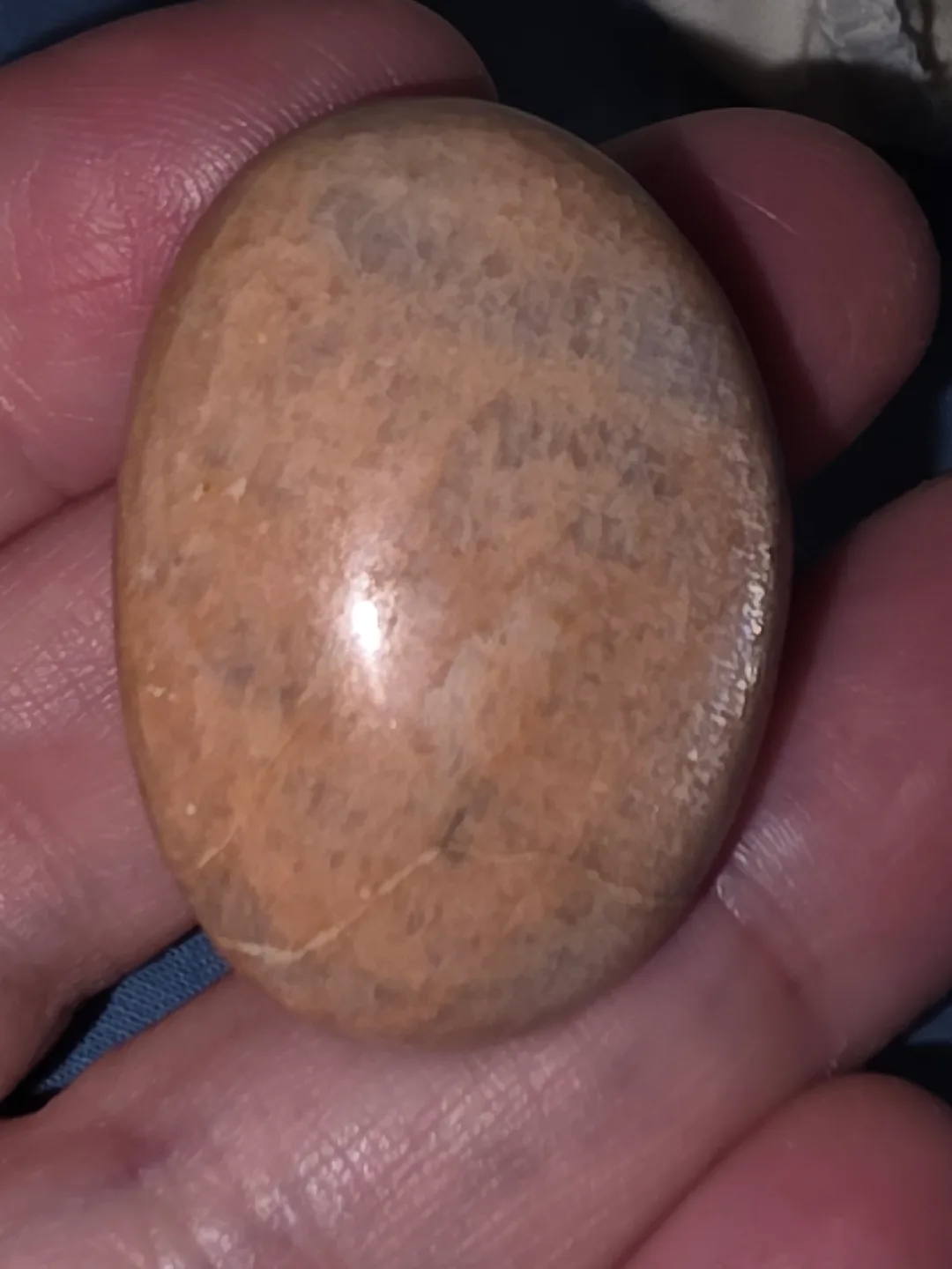 peach moonstone tumble 1.5in thumbnail
