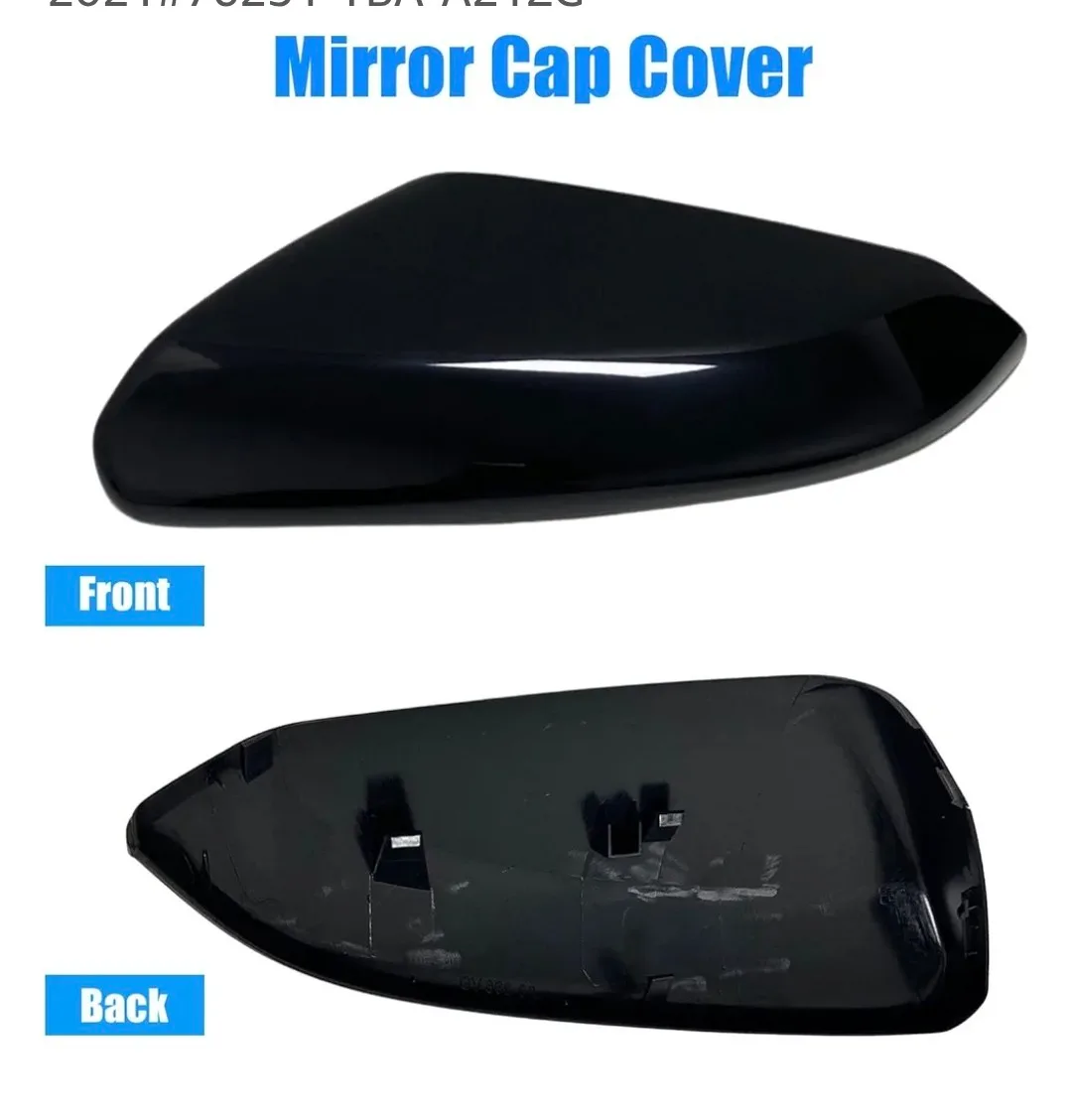 Honda Civic 2016-2021 Mirror Cap Cover - Black image indicator(2)