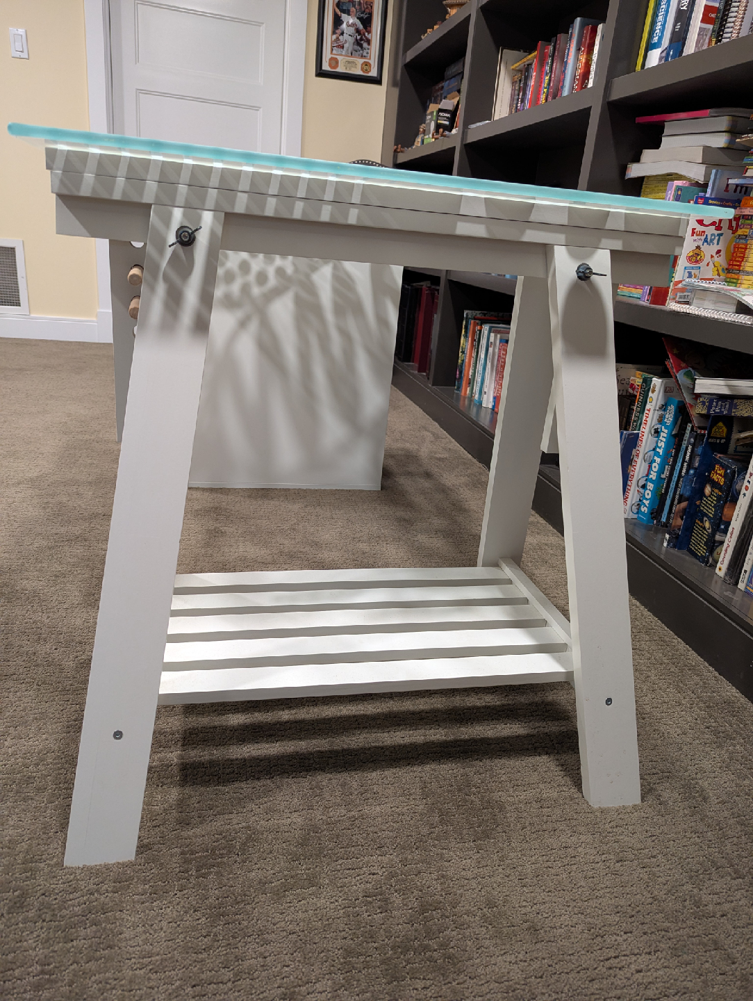 IKEA Alex Drawer Unit & Drawing Table - photo 4