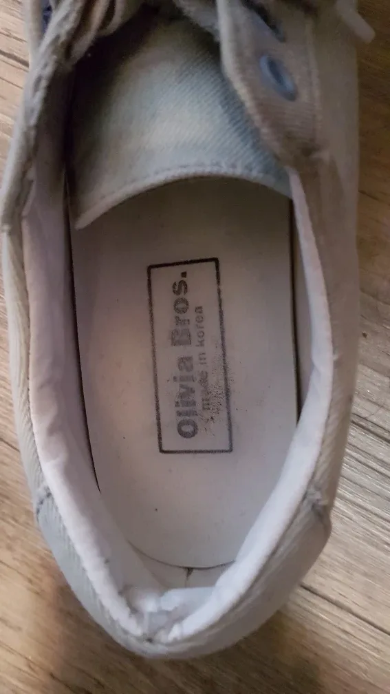 Olivia Bros. Floral Embroidered Sneakers - Size 4 image indicator(4)