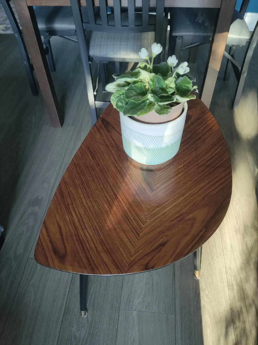 Side Table - Wood Top with Black Legs image indicator(2)