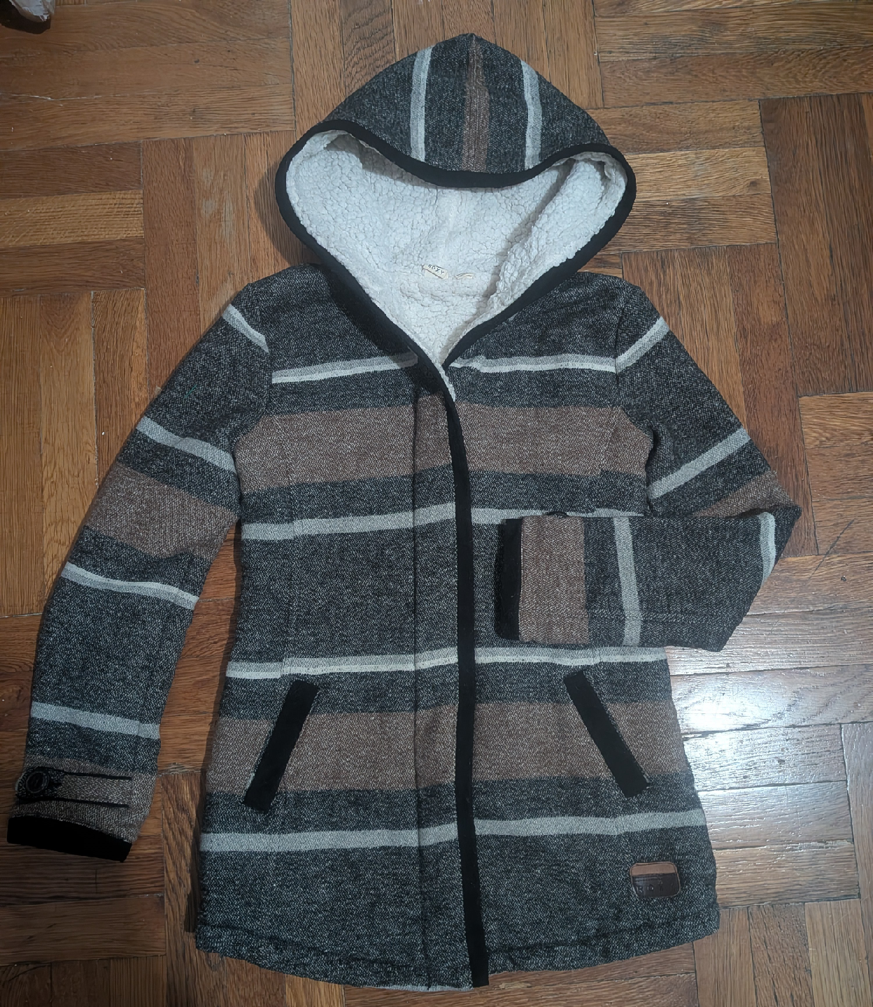 Roxy Striped Hooded Jacket