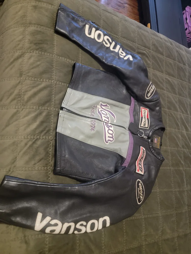 Vanson Leather Racing Jacket image indicator(2)