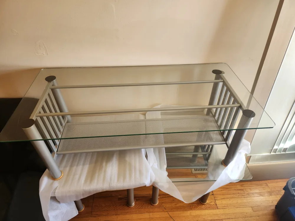 Glass Top Coffee Table and side tables