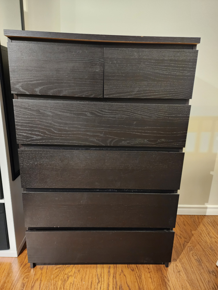 IKEA Hemnes 6-Drawer Dresser - Dark Brown - photo 2