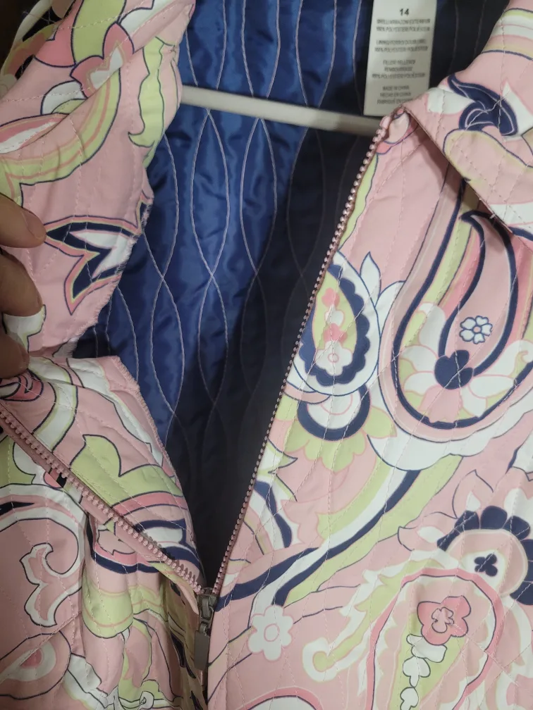 Alfred Dunner Quilted Jacket - Size 14 image indicator(5)