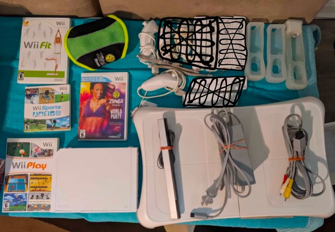 Wii Console, Games, Accessories