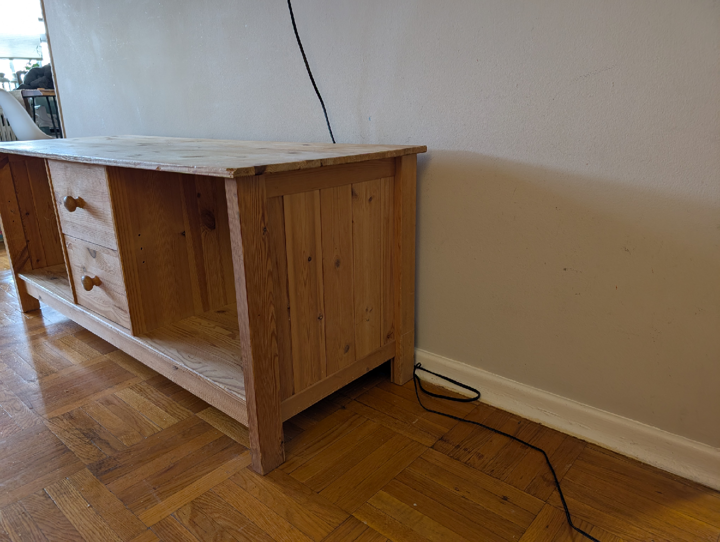 Wooden TV Stand/Console Table - photo 2