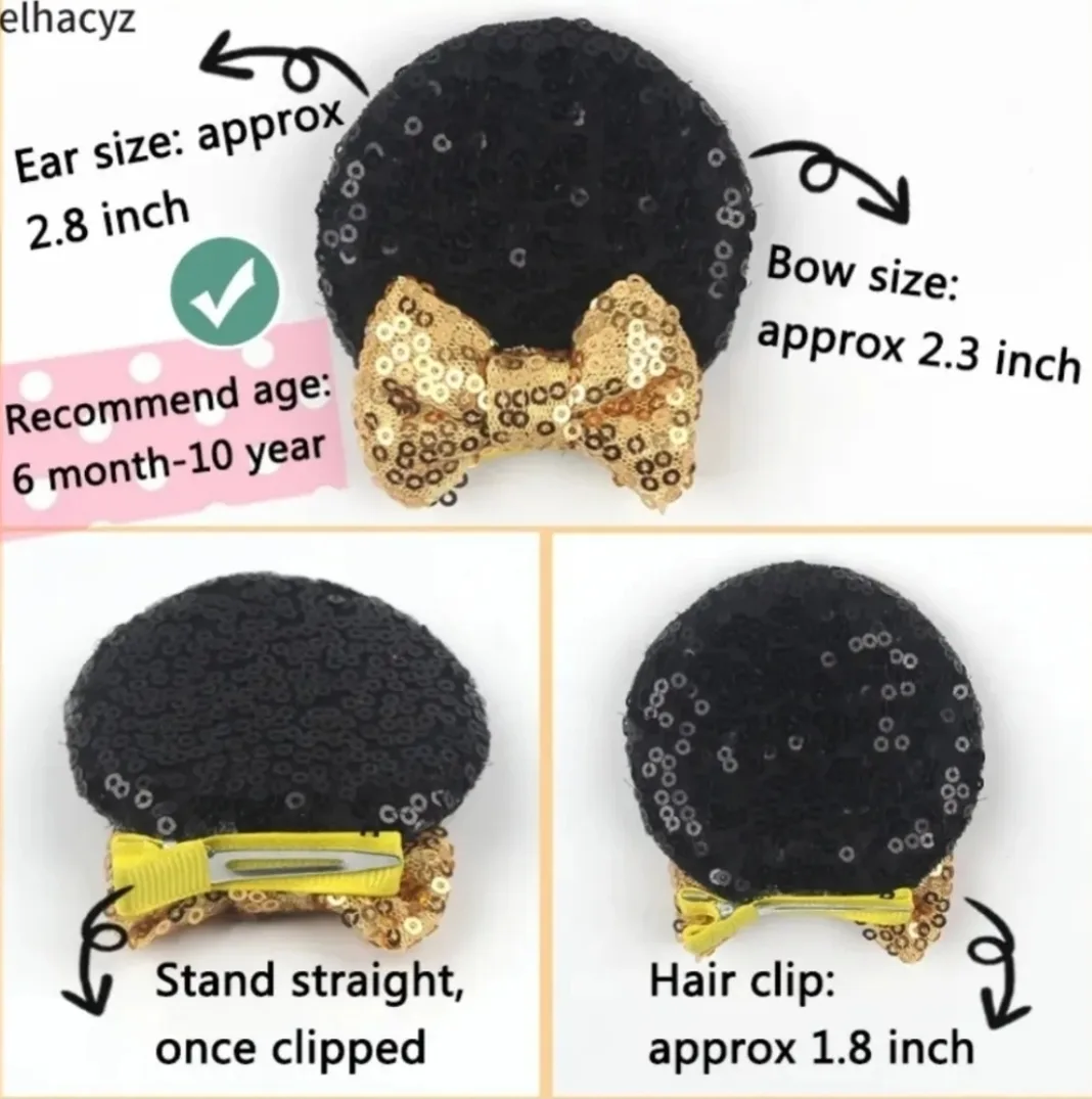 Jack Skellington hair clips Disney Halloween 🥕 image indicator(3)