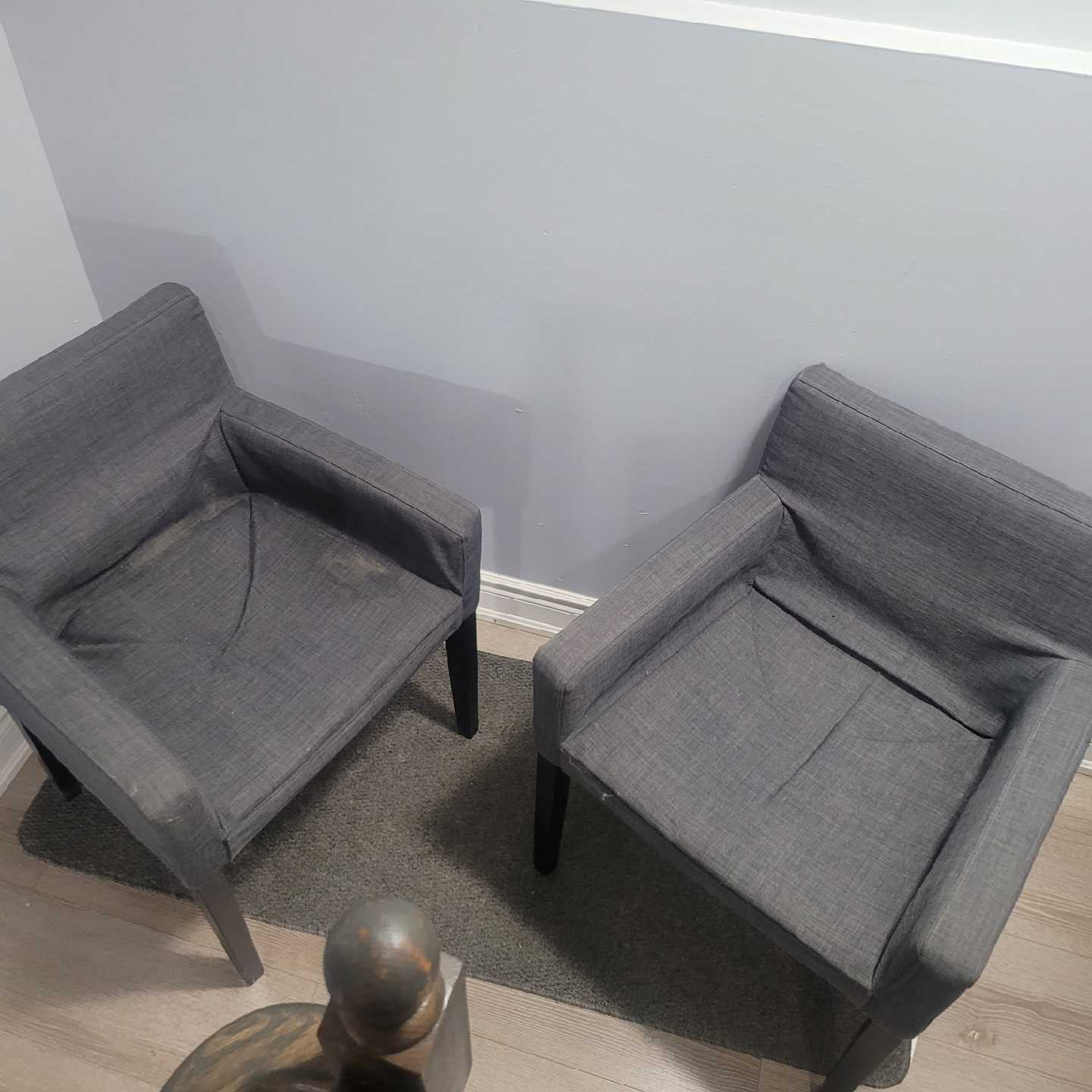 Ikea grey Armchairs - Set of Two - photo 2