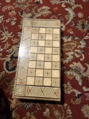 Handmade Wooden Backgammon Set thumbnail