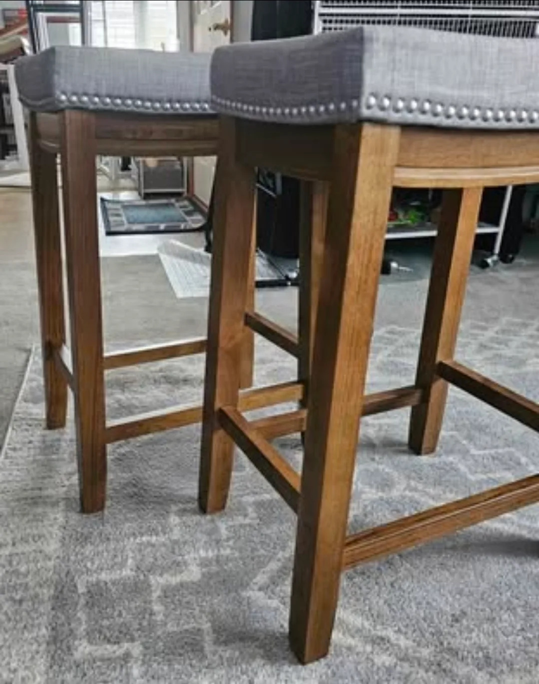 Linon Counter Height Stools - Set of 2 image indicator(2)