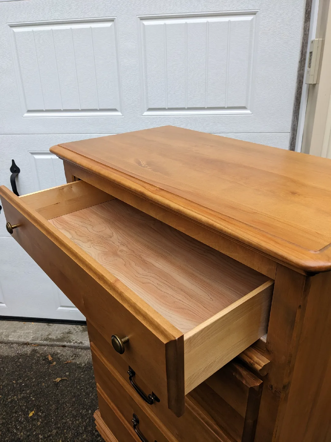5 Drawer Tallboy Dresser in Solid Maple - Like New image indicator(8)