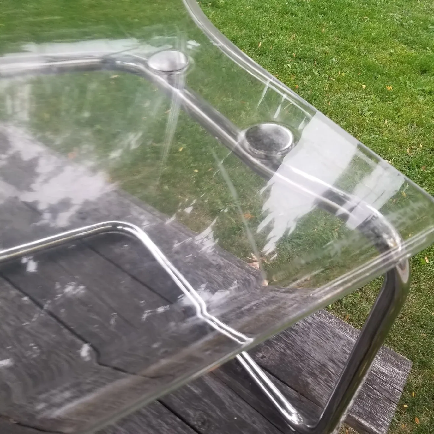 Clear Acrylic Dining two  Chair's image indicator(2)