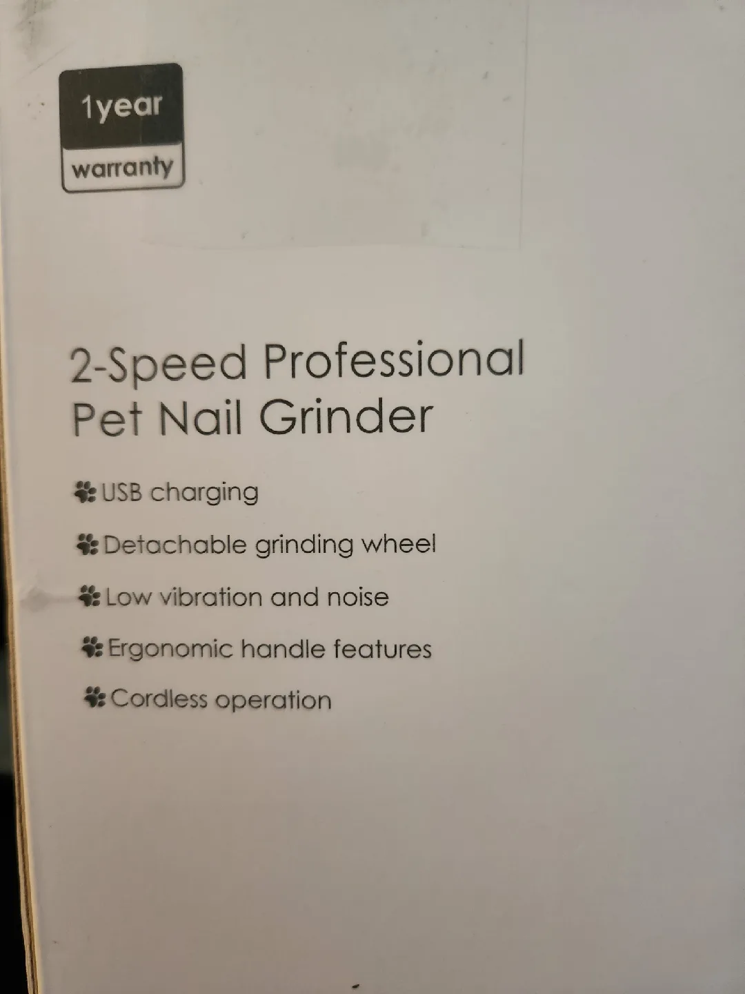 Professional Pet Nail Grinder - New in Box image indicator(4)