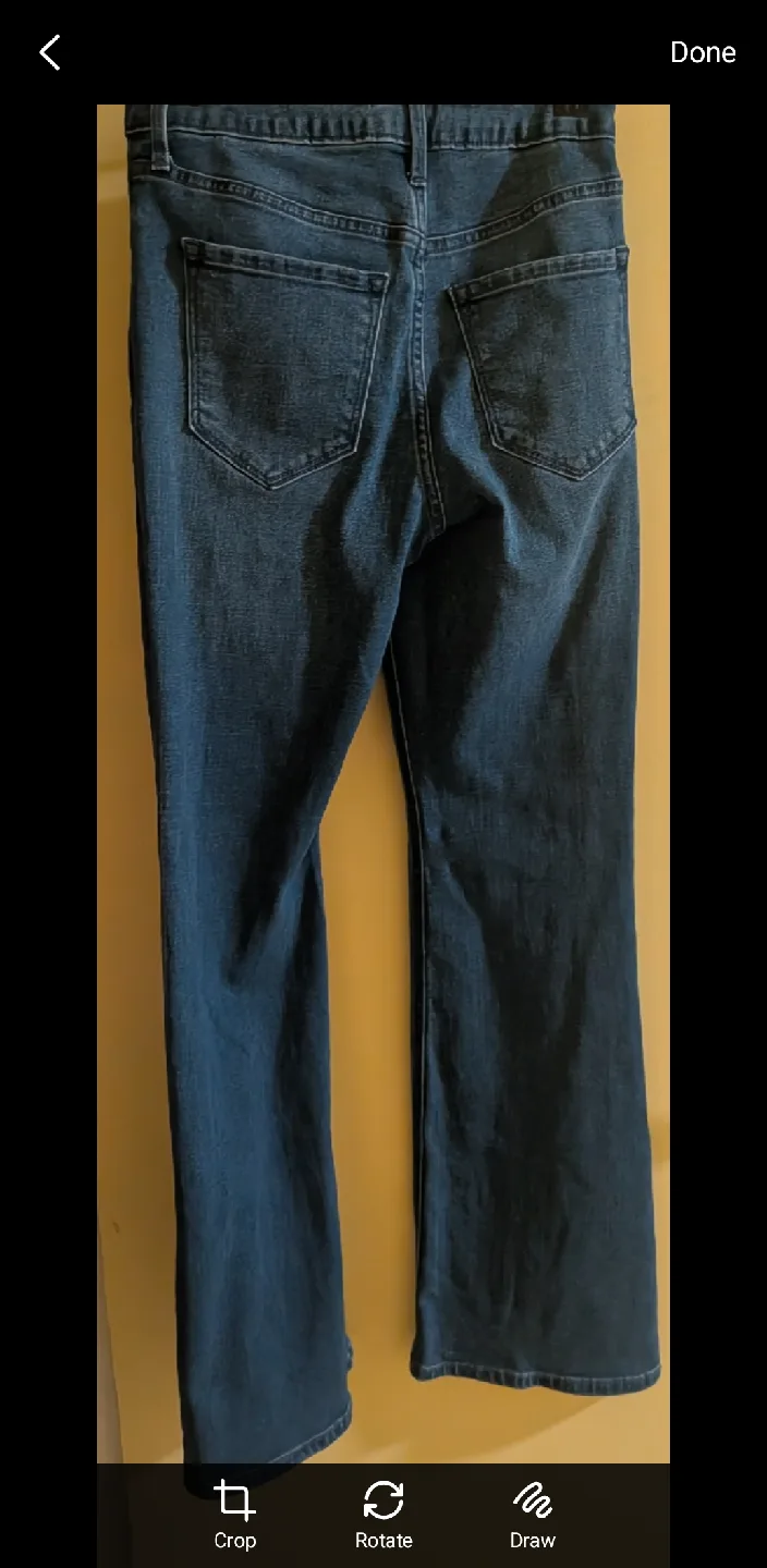 Old Navy High-Rise Wow Flare Jeans - Size 0 image indicator(2)