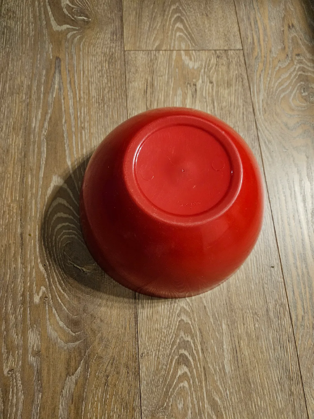 🥕 Red Plastic Mixing Bowl image indicator(2)
