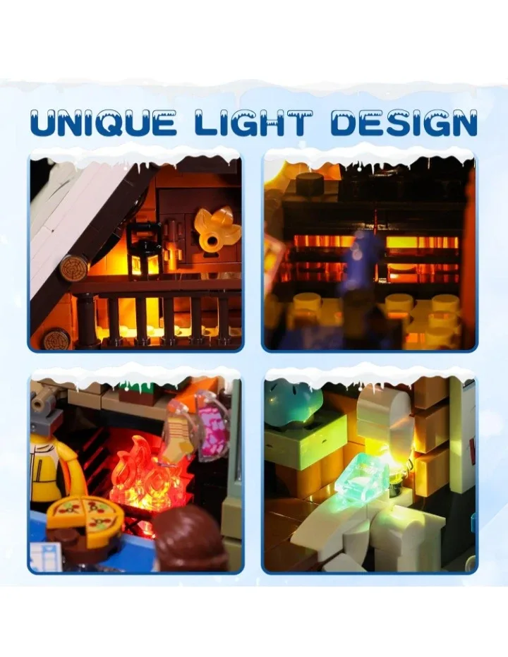 FO Ski Lodge Building Set - 2187 Pieces Brand New image indicator(4)