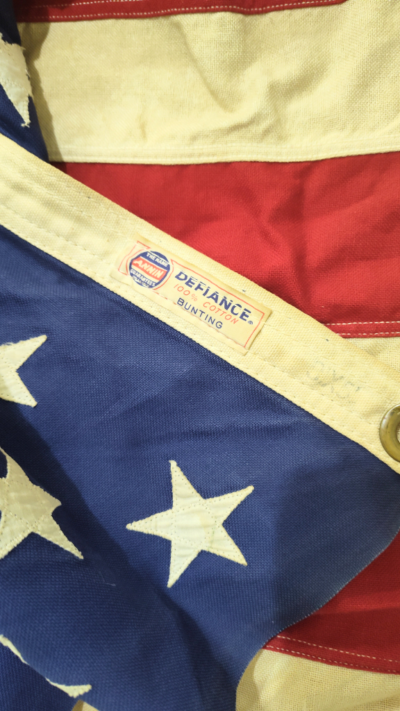Annin Defiance Vintage 100% Cotton Bunting American Flag - photo 3