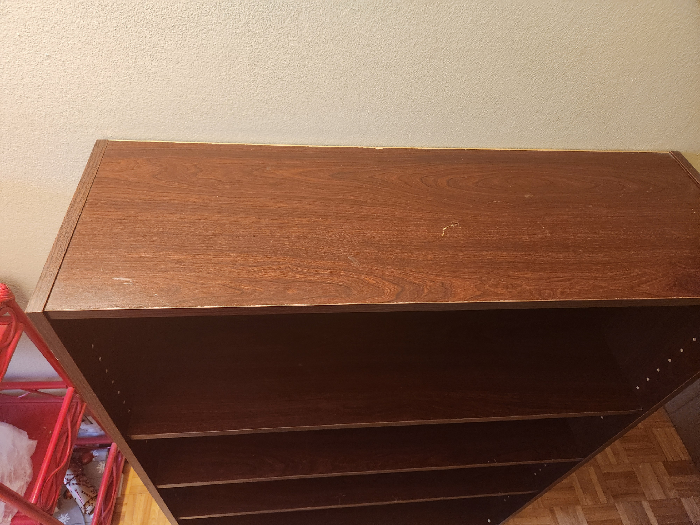 Brown Wooden Bookshelf