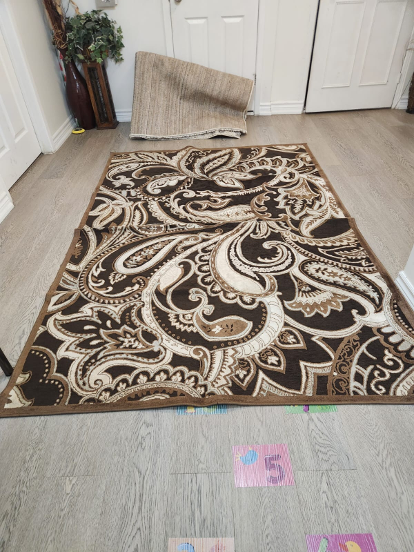 Ambrose Area Rug 5'3" x 7'6" Dark Chocolate/Brown - photo 3