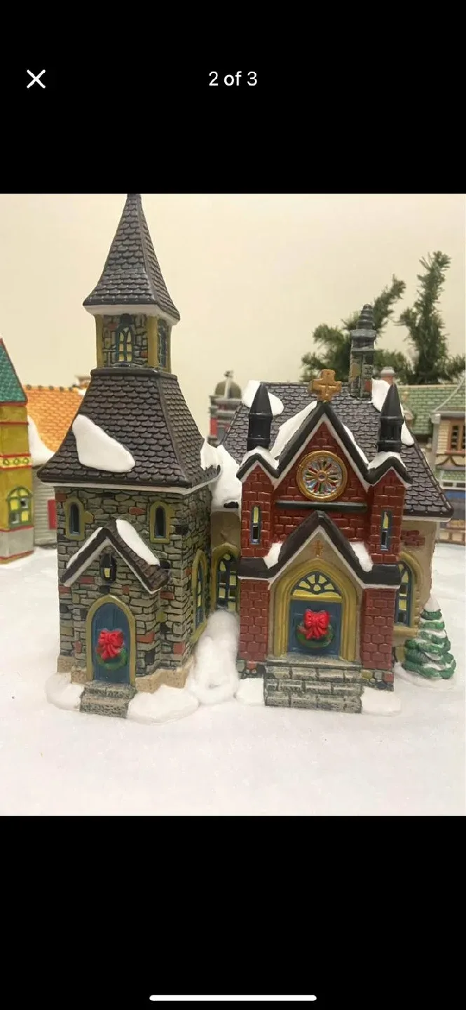 Christmas Village Miniature Buildings image indicator(7)