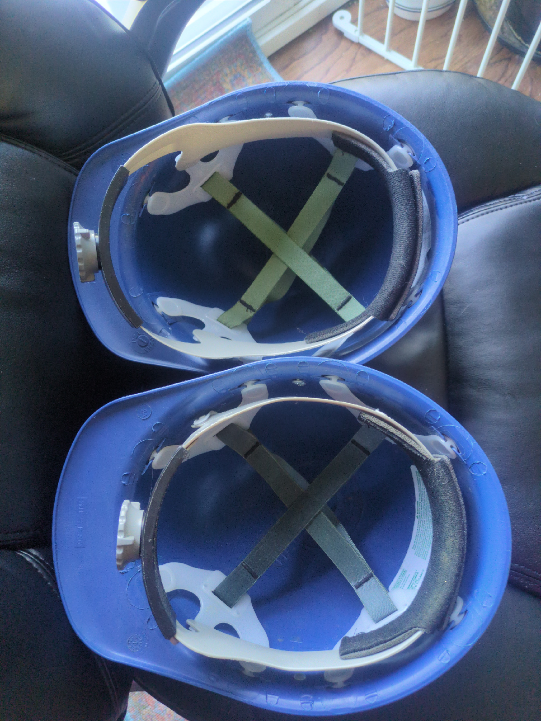 Two Blue Hard Hats - photo 2