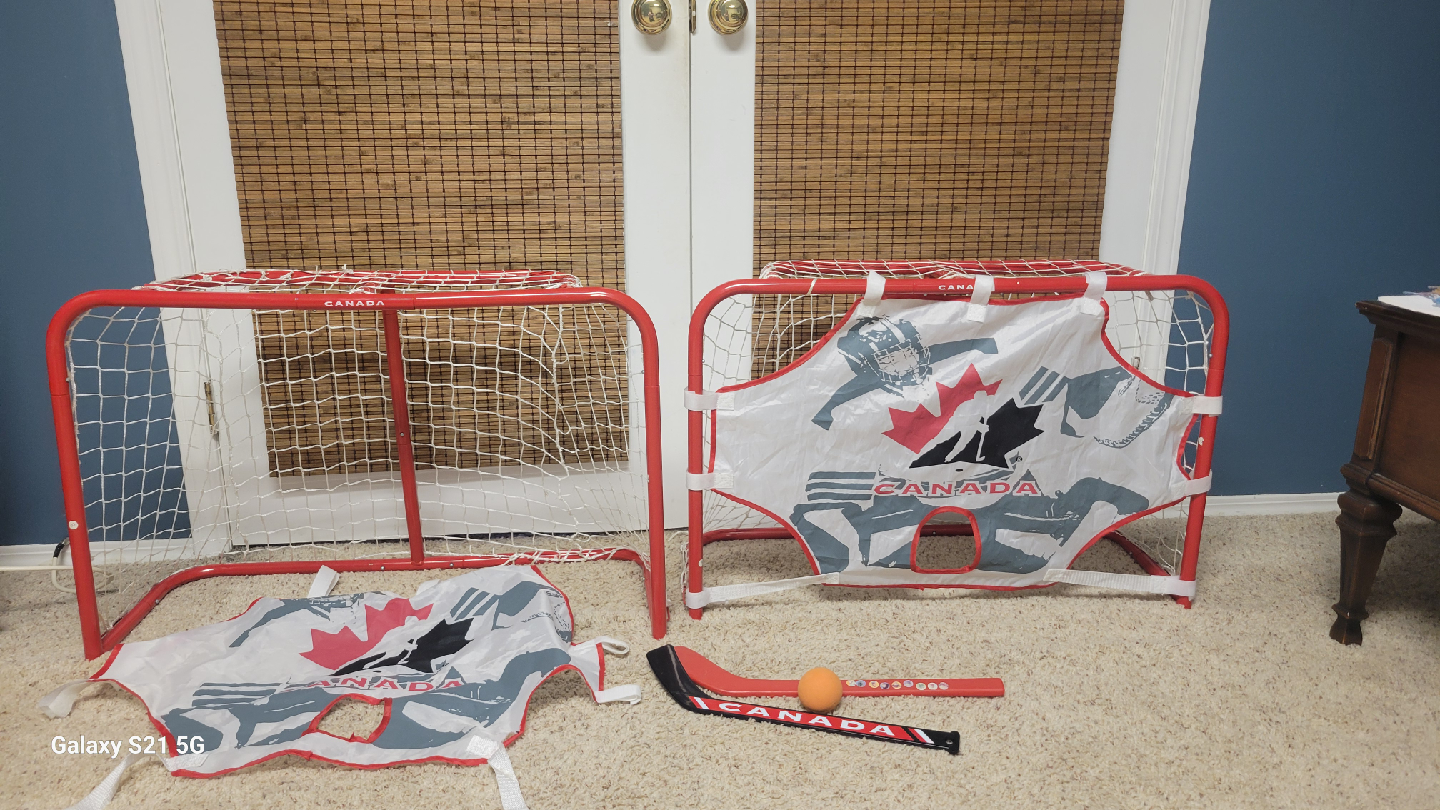 Kids Hockey Net Set - Double Net