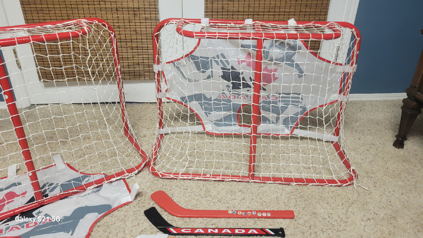 Kids Hockey Net Set - Double Net - photo 2