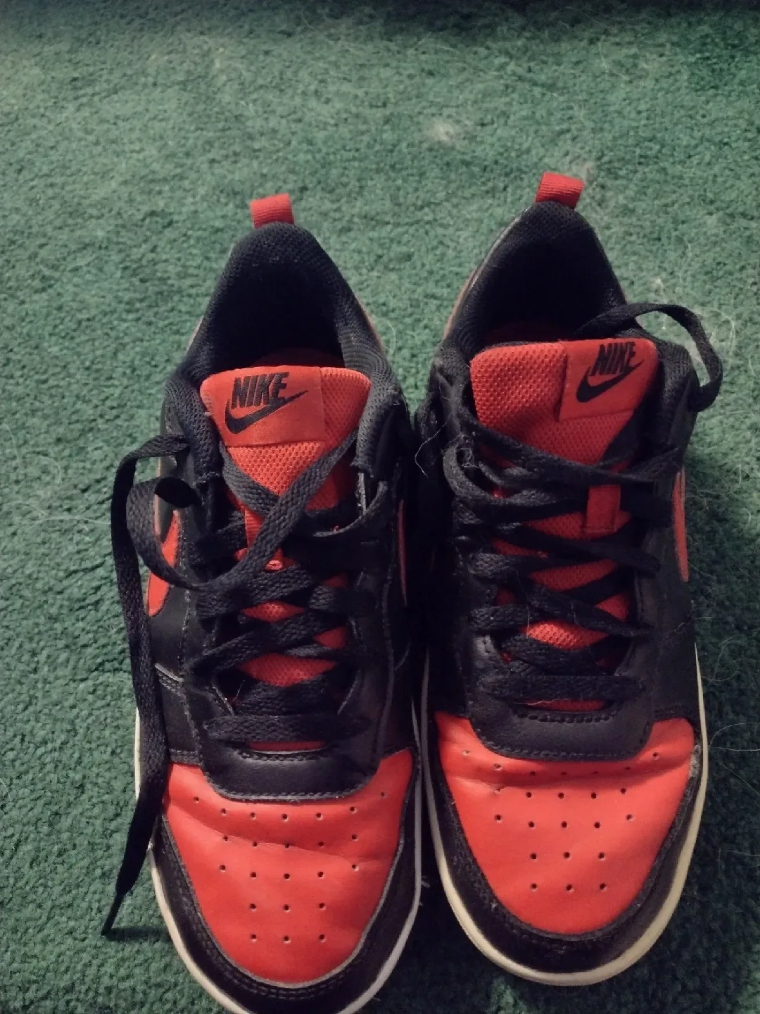 Nike Court Vision Low Shoes - Red & Black size 6 youth image indicator(2)