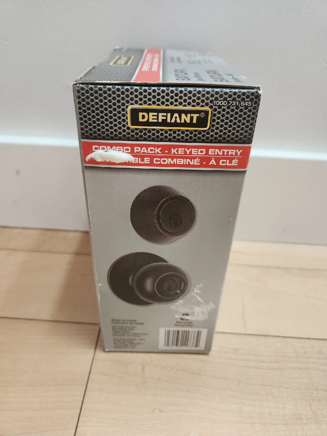 Defiant Saturn Aged Bronze Combo Pack - Keyed Entry image indicator(2)