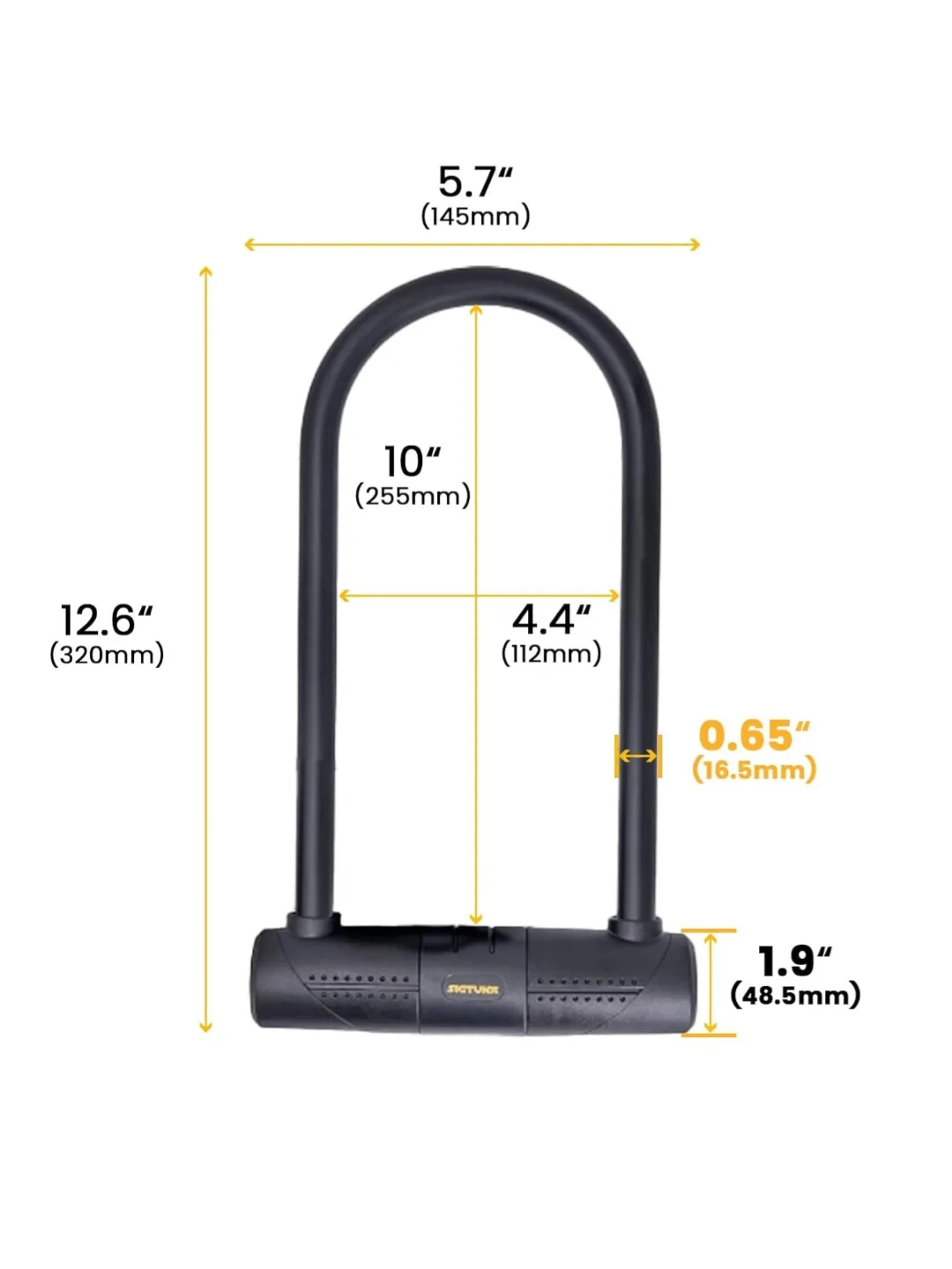 SIGTUNA Bike U-Lock with Cable image indicator(2)