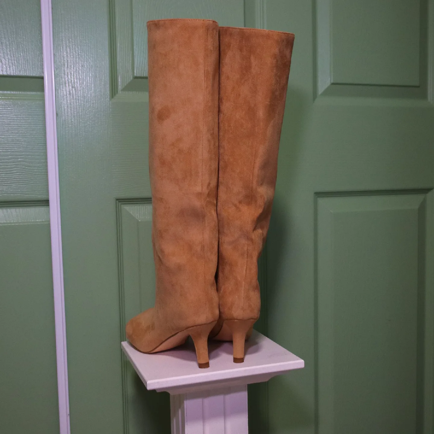 Women's Faux Suede Boots - Size 10 image indicator(3)